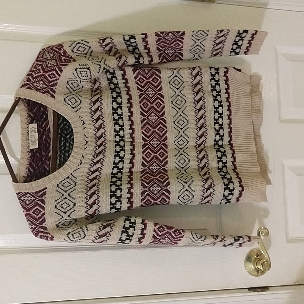 Patterned sweater